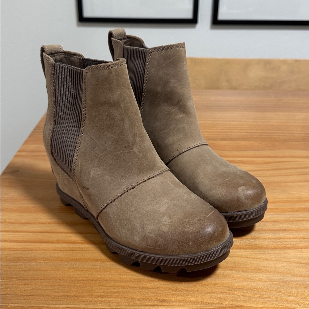 Sorel Brown Ankle Boots